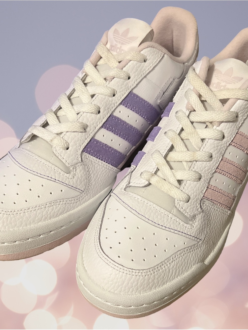 adidas Forum Low White Almost Pink Pastel GY5832 Mens Size 11